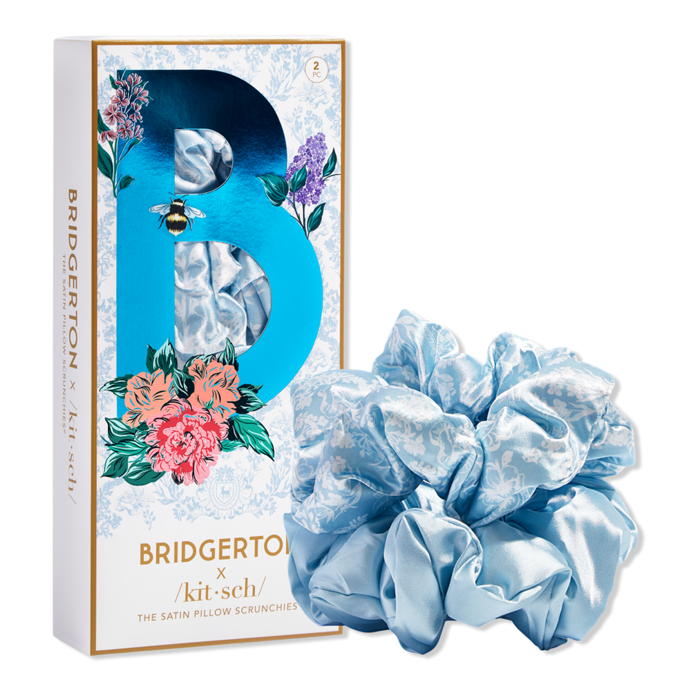 Bridgerton x Kitsch Satin Pillow Scrunchies