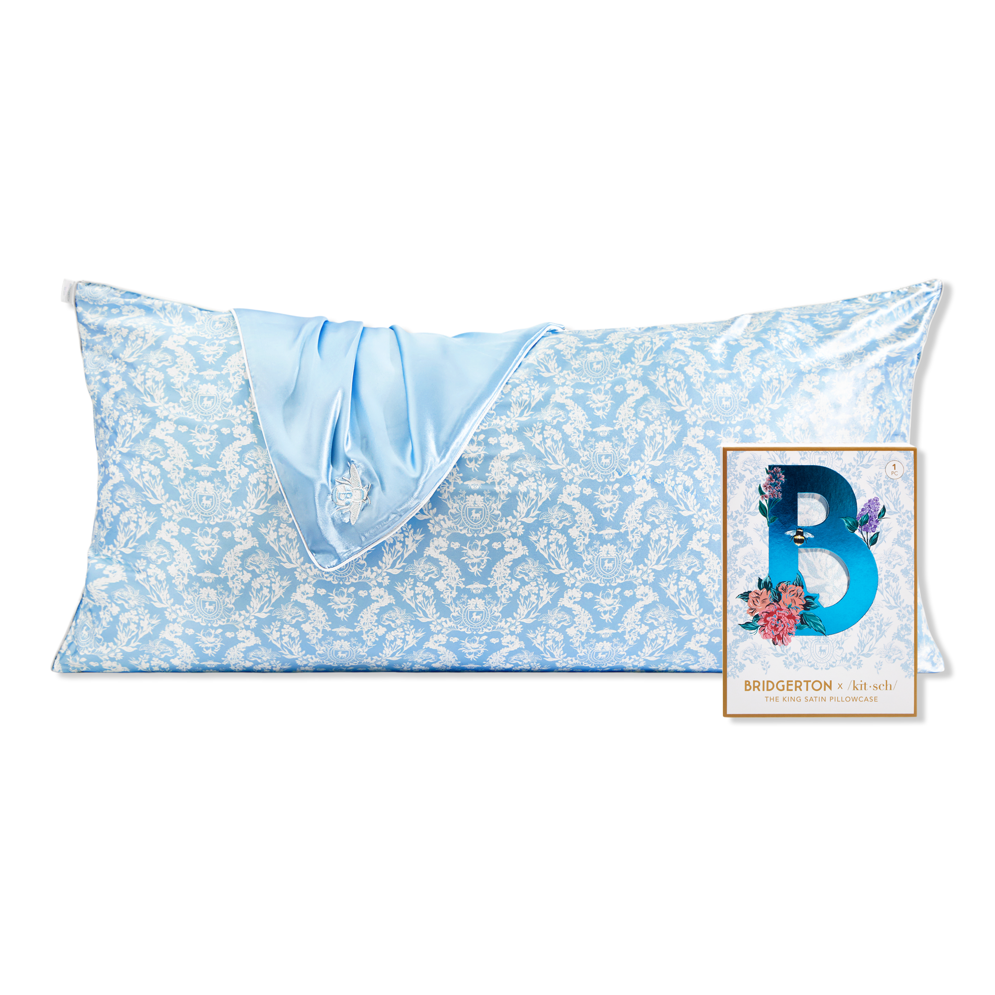 Kitsch Bridgerton x Kitsch King Satin Pillowcase #1
