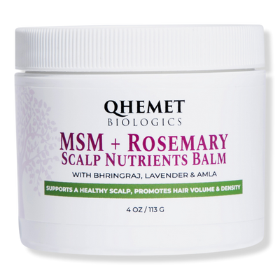 Qhemet Biologics MSM + ROSEMARY Scalp Nutrients Balm