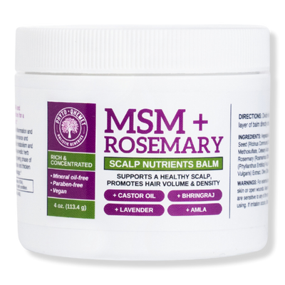 Qhemet Biologics MSM + ROSEMARY Scalp Nutrients Balm