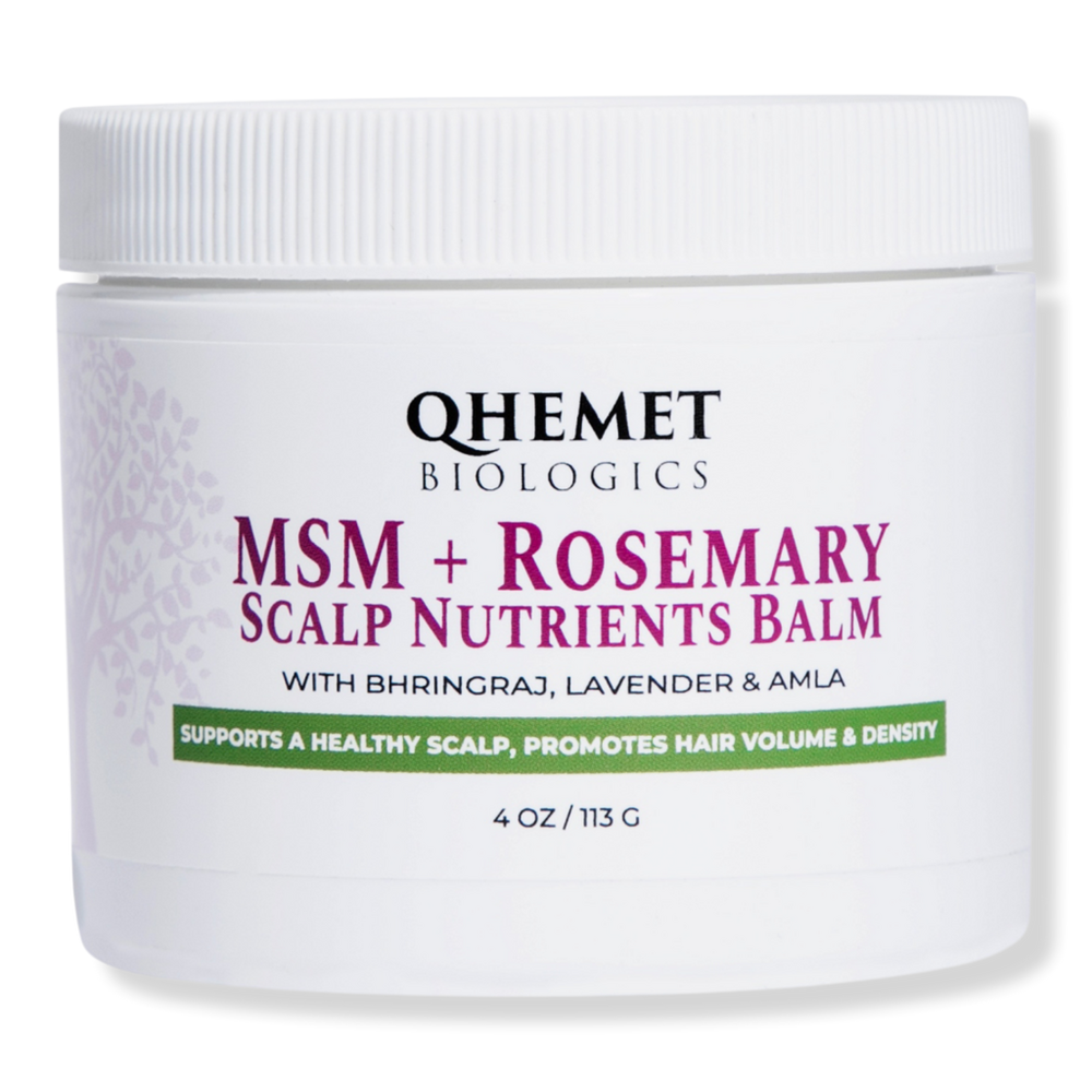 Qhemet Biologics Msm + Rosemary Scalp Nutrients Balm