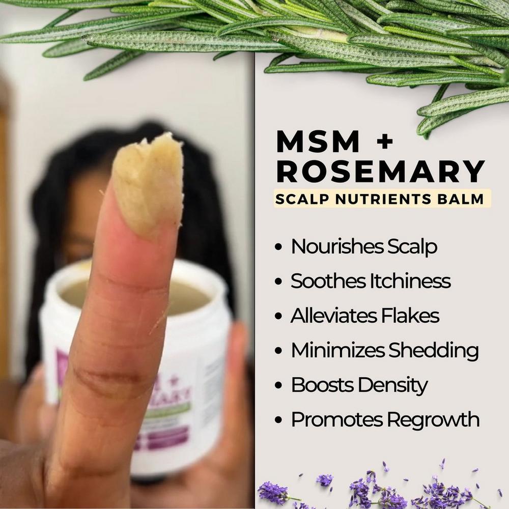 MSM + ROSEMARY Scalp Nutrients Balm