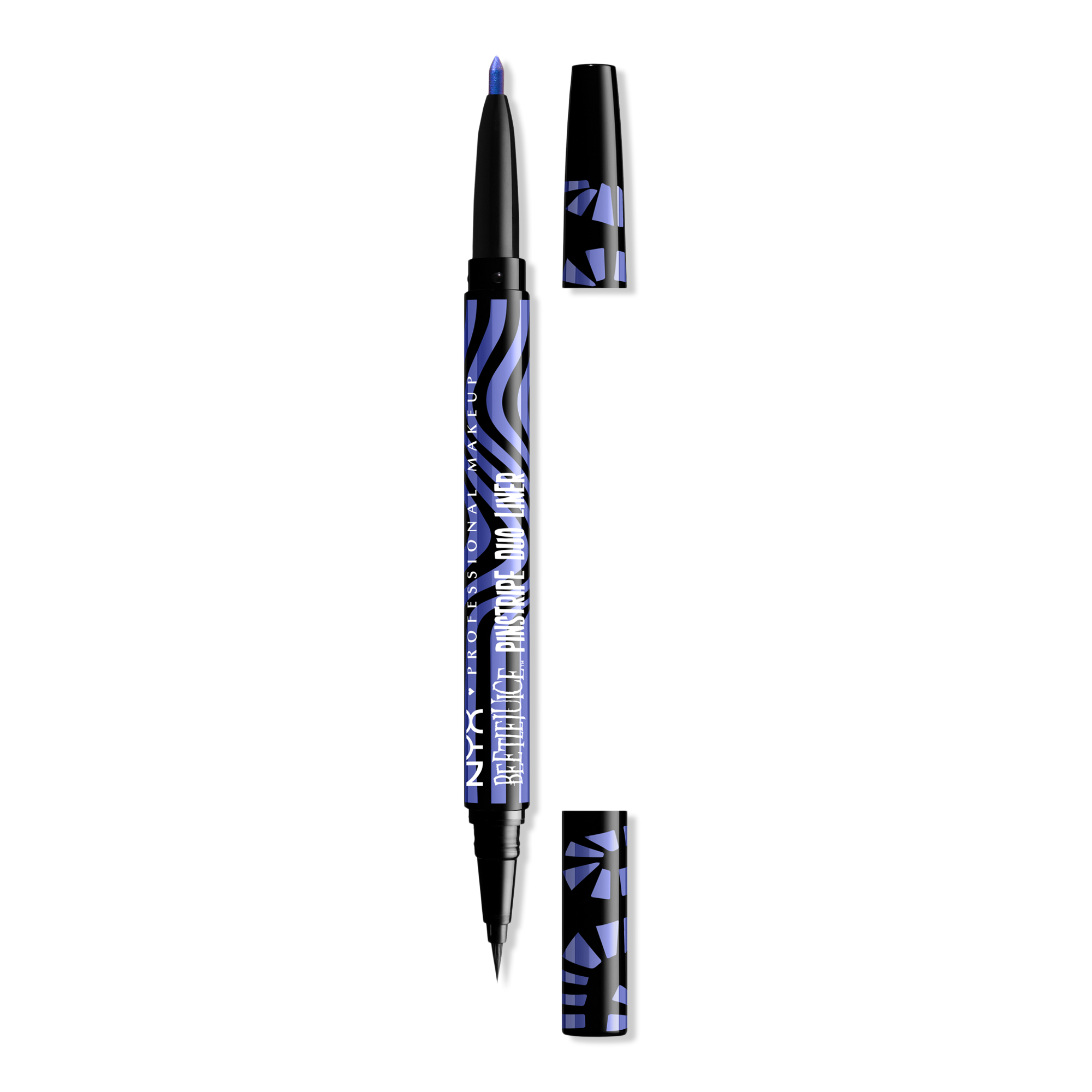 NYX Professional Makeup Limited Edition Beetlejuice Beetlejuice Pinstripe Dual Ended Chrome Eyeliner #1