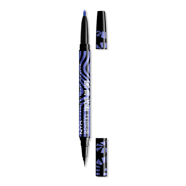 NYX Professional Makeup Limited Edition Beetlejuice Beetlejuice Pinstripe Dual Ended Chrome Eyeliner #1