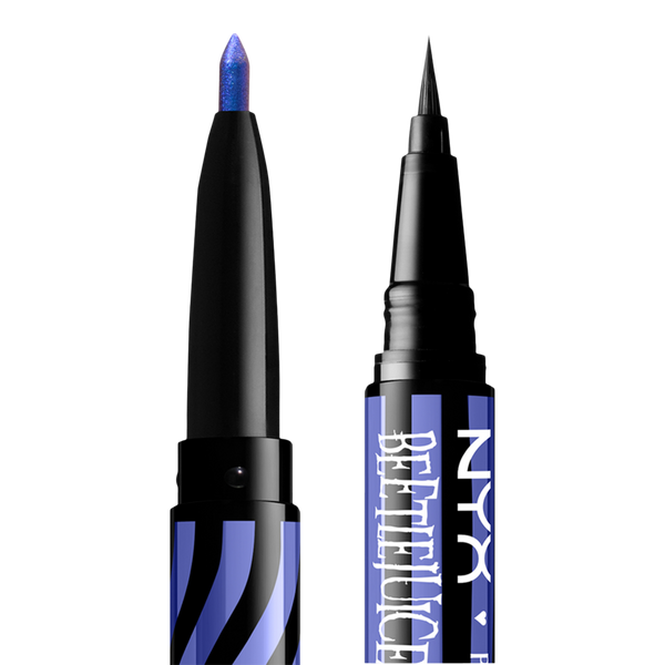 NYX Professional Makeup Limited Edition Beetlejuice Beetlejuice Pinstripe Dual Ended Chrome Eyeliner #3