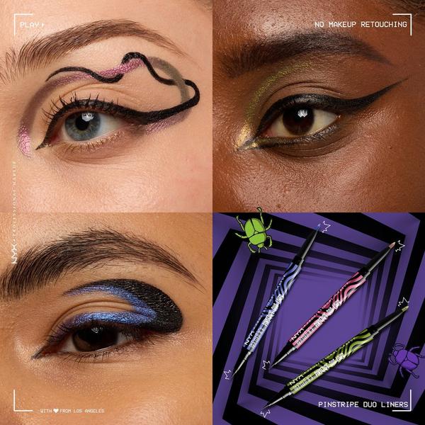 NYX Professional Makeup Limited Edition Beetlejuice Beetlejuice Pinstripe Dual Ended Chrome Eyeliner #5