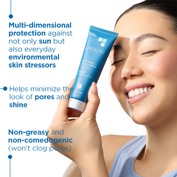 Andalou Naturals Clear Skin Daily Shade Pollution Defense Mineral Sunscreen SPF 30 #4