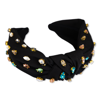 Locks & Mane Black Knotted Gem Headband