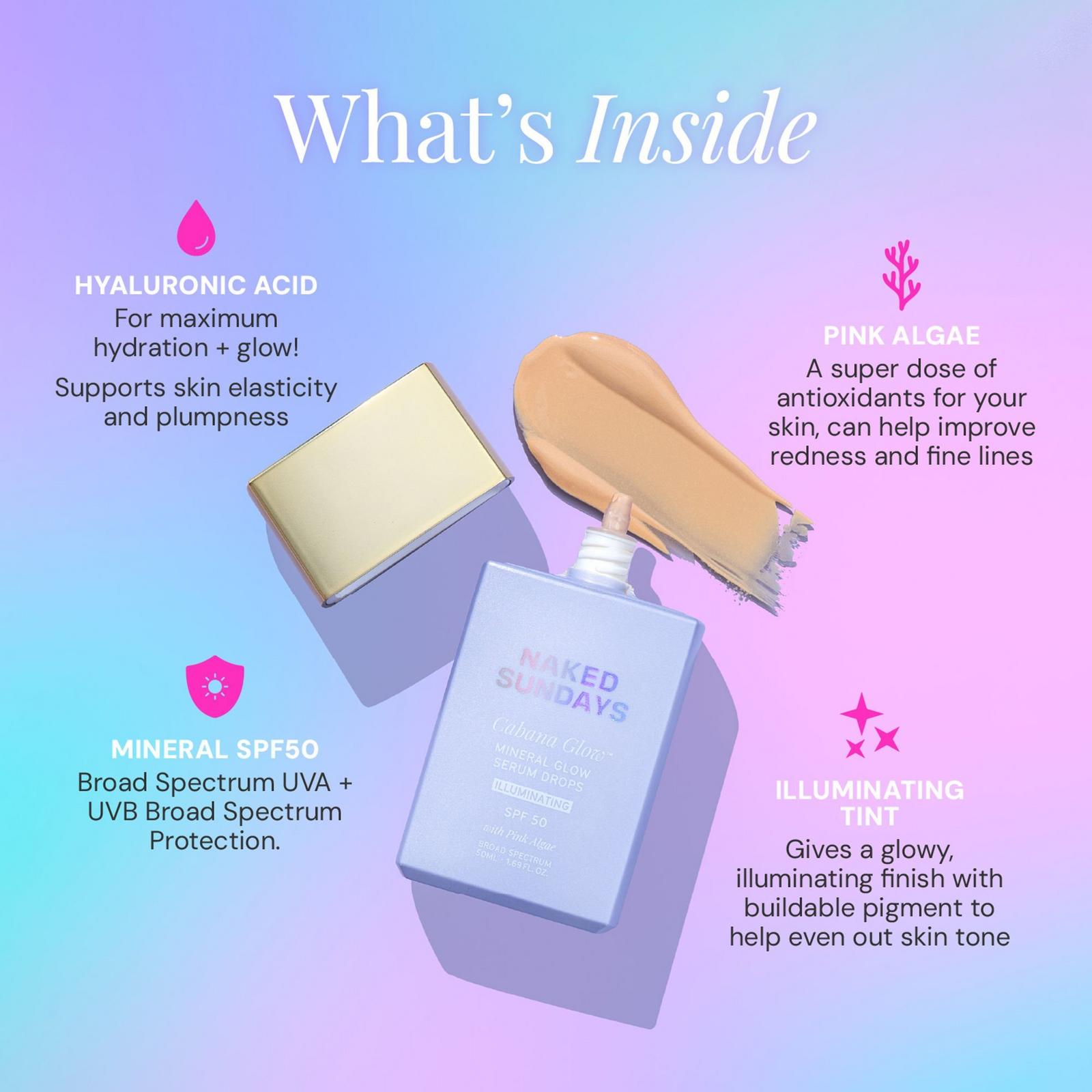 CabanaGlow Mineral Glow Drops SPF50