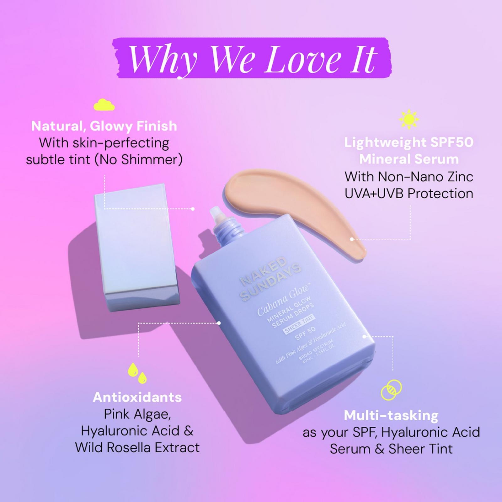 CabanaGlow Mineral Glow Drops SPF50