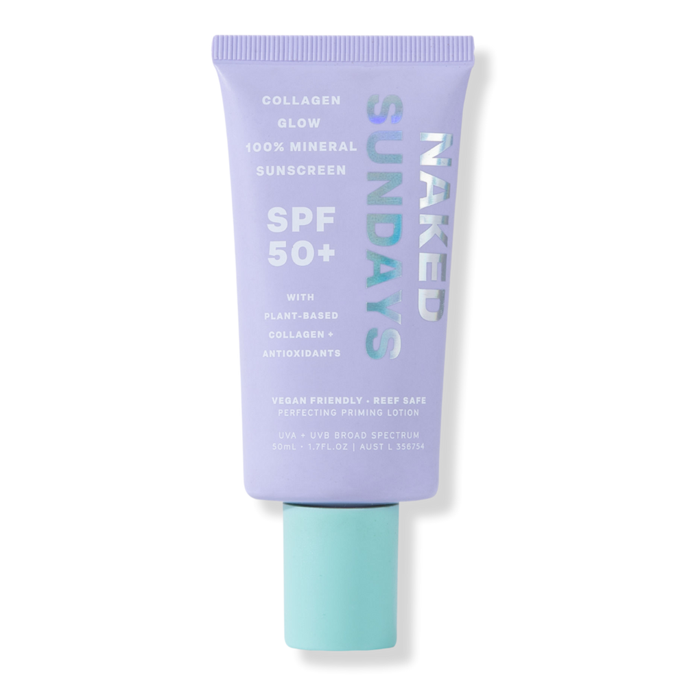 Collagen Glow 100% Mineral Sunscreen Perfecting Priming Lotion SPF50+
