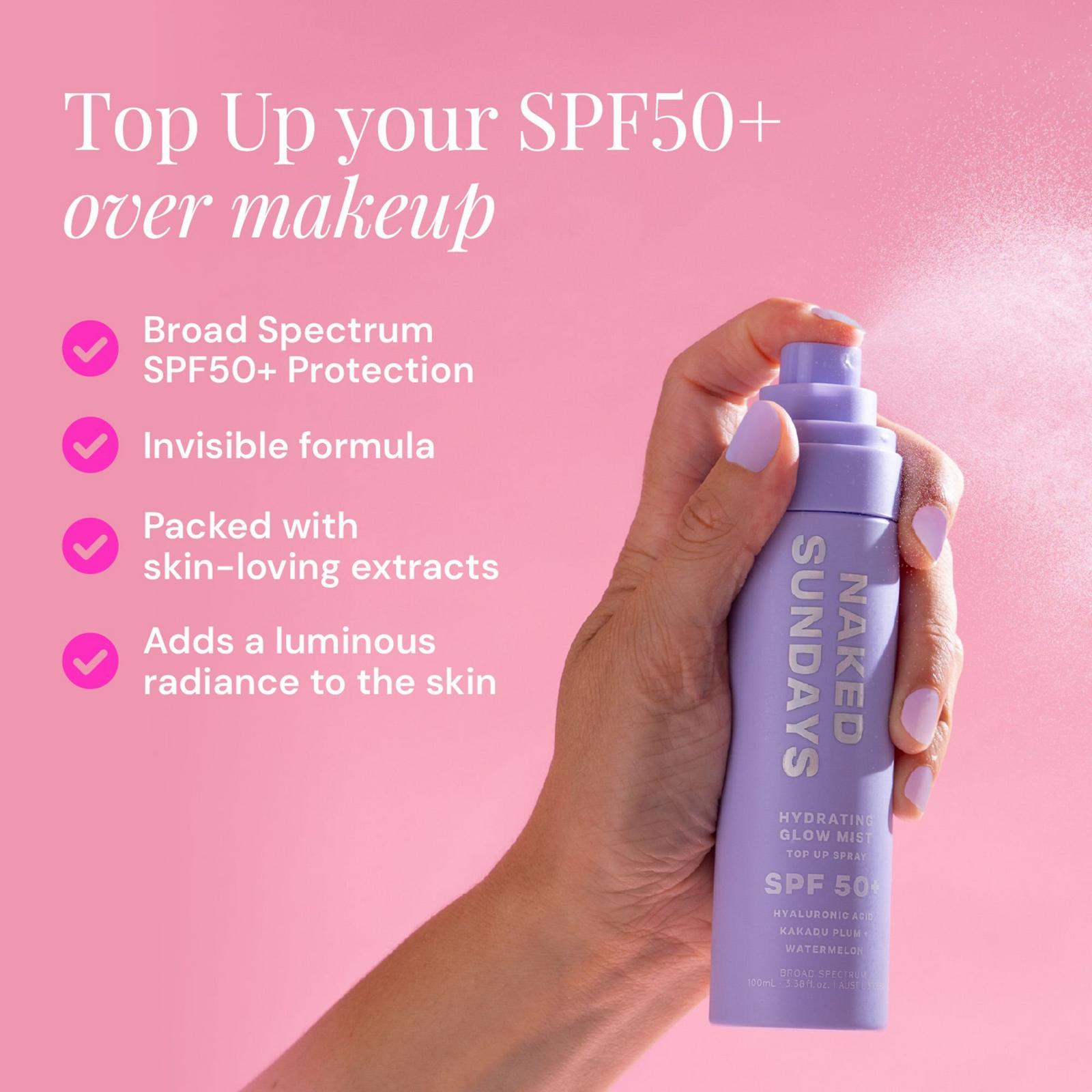 Hydrating Glow Mist Top Up Spray SPF50+