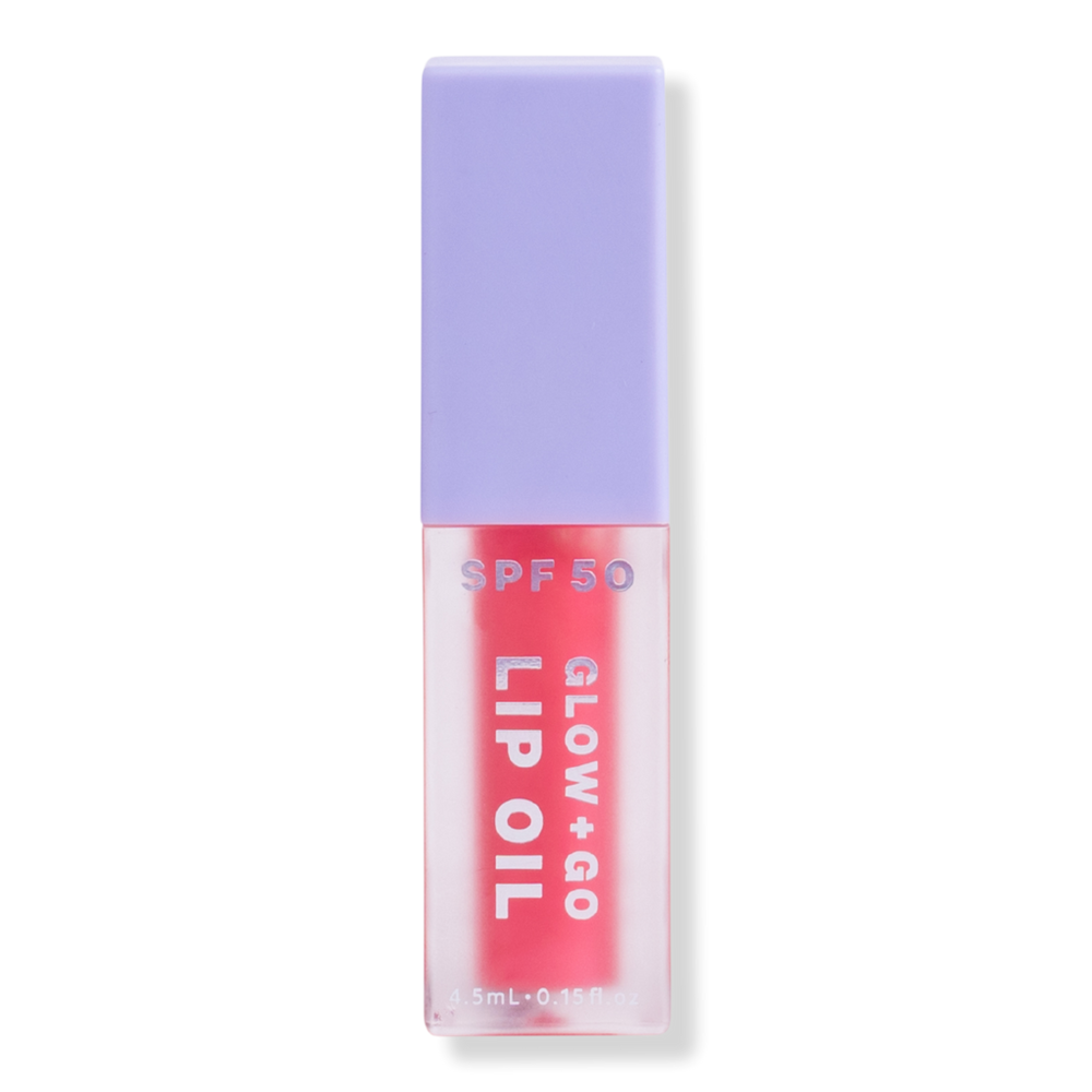 Naked Sundays Go + Glow Lip Oil With Spf 50 - Watermelon In Green