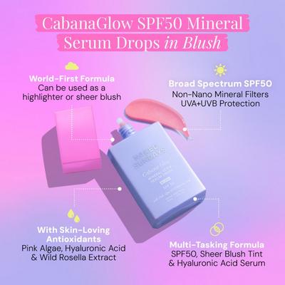 Mineral Blush Serum Sunscreen SPF 50