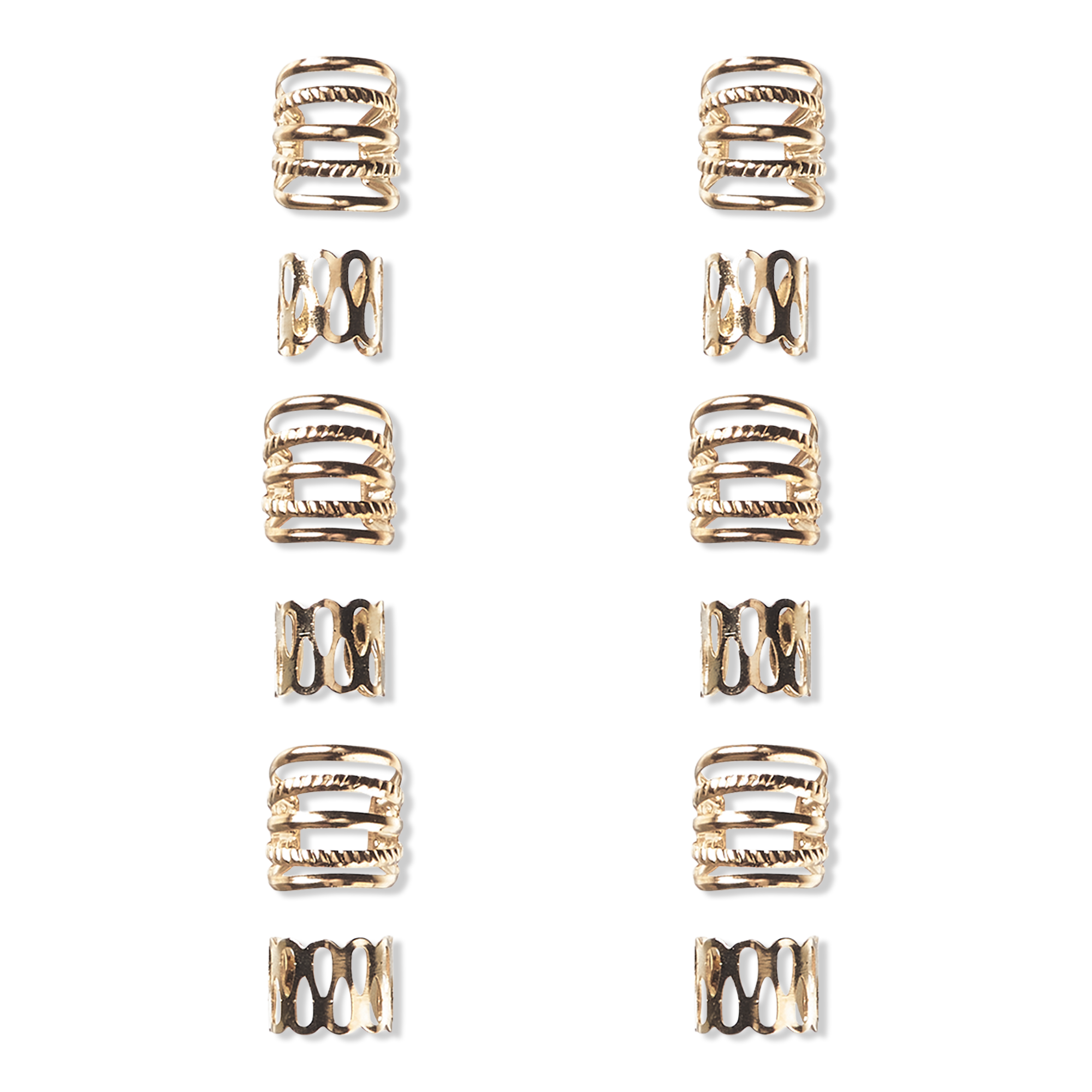 Scünci Primp Metal Braid Cuffs #1