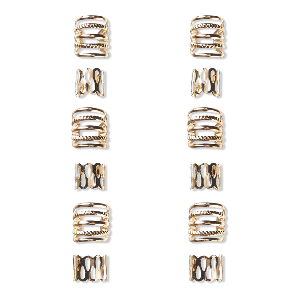 Scünci Primp Metal Braid Cuffs
