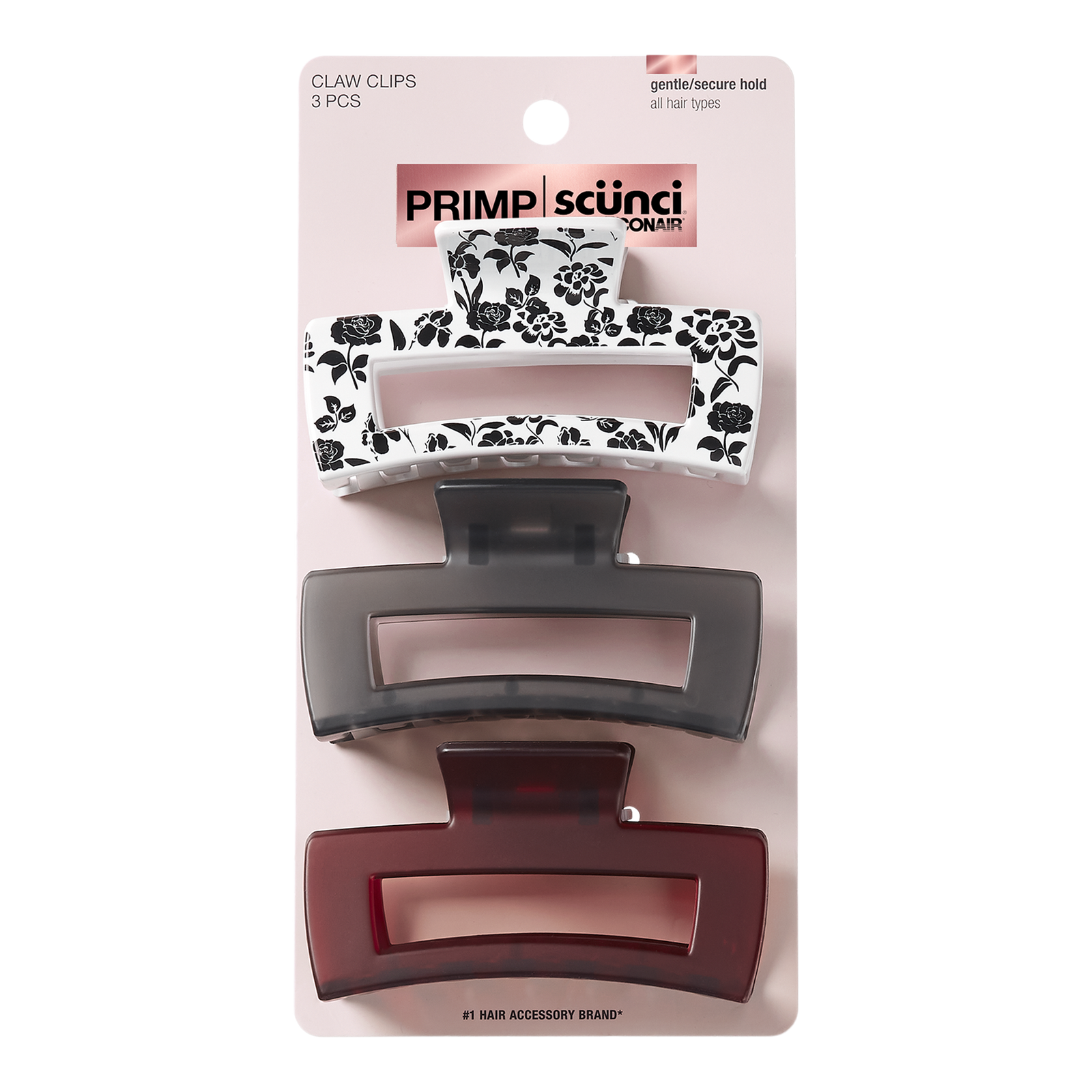 Primp Claw Clips 3-PK