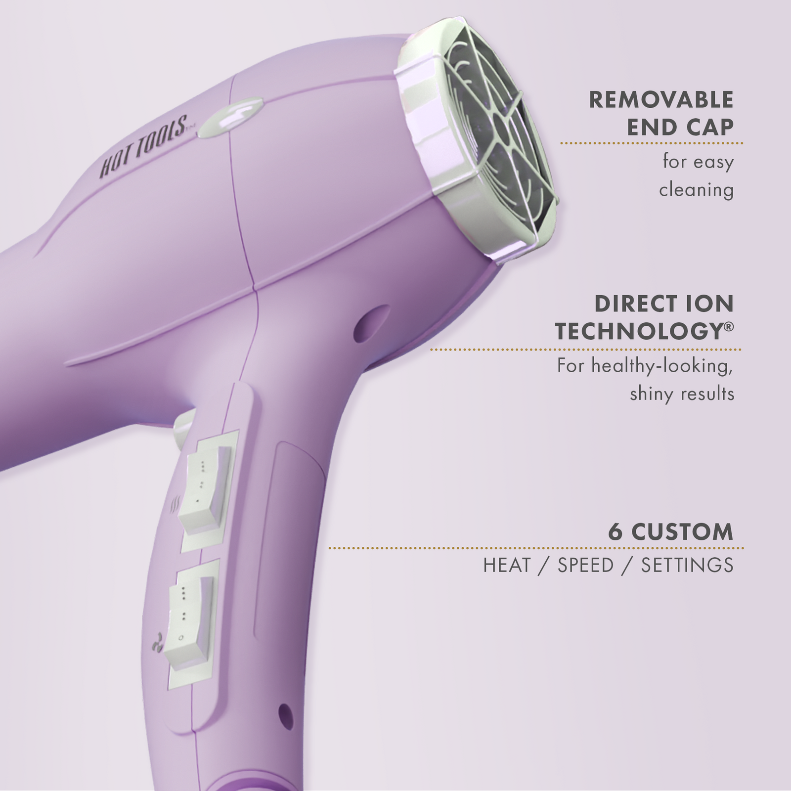 Pro Artist Lilac Pearl Turbo Salon Dryer
