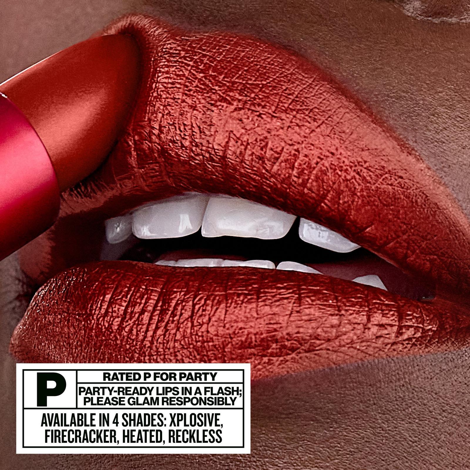 SBX RATED Flash FX Metallic Lipstick - Heated