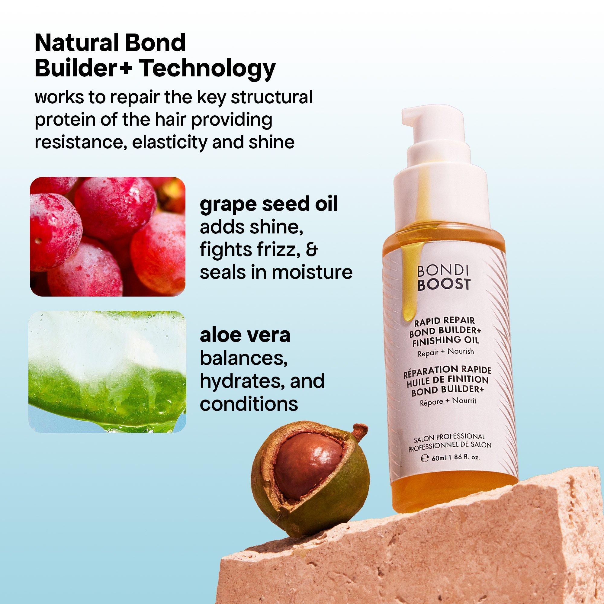 Финишное масло для поврежденных волос Bondi Boost Rapid Repair Bond Builder+ — фото 7