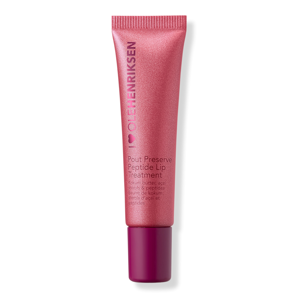 Olehenriksen Pout Preserve Hydrating Peptide Lip Treatment - Lingonberry Jam Glimmer