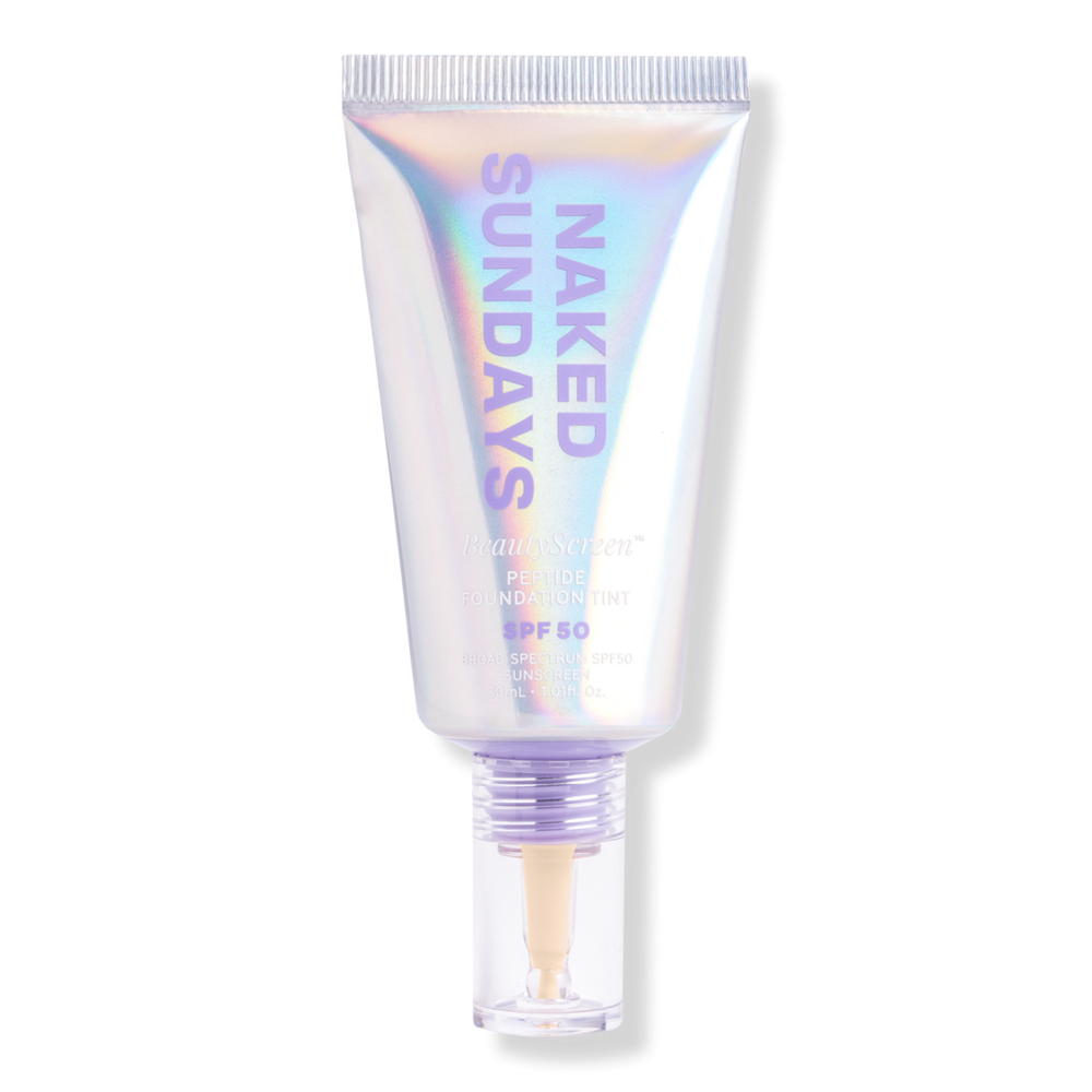 Naked Sundays Beautyscreen Mineral Peptide Foundation Tint Spf 50 - Shade 1