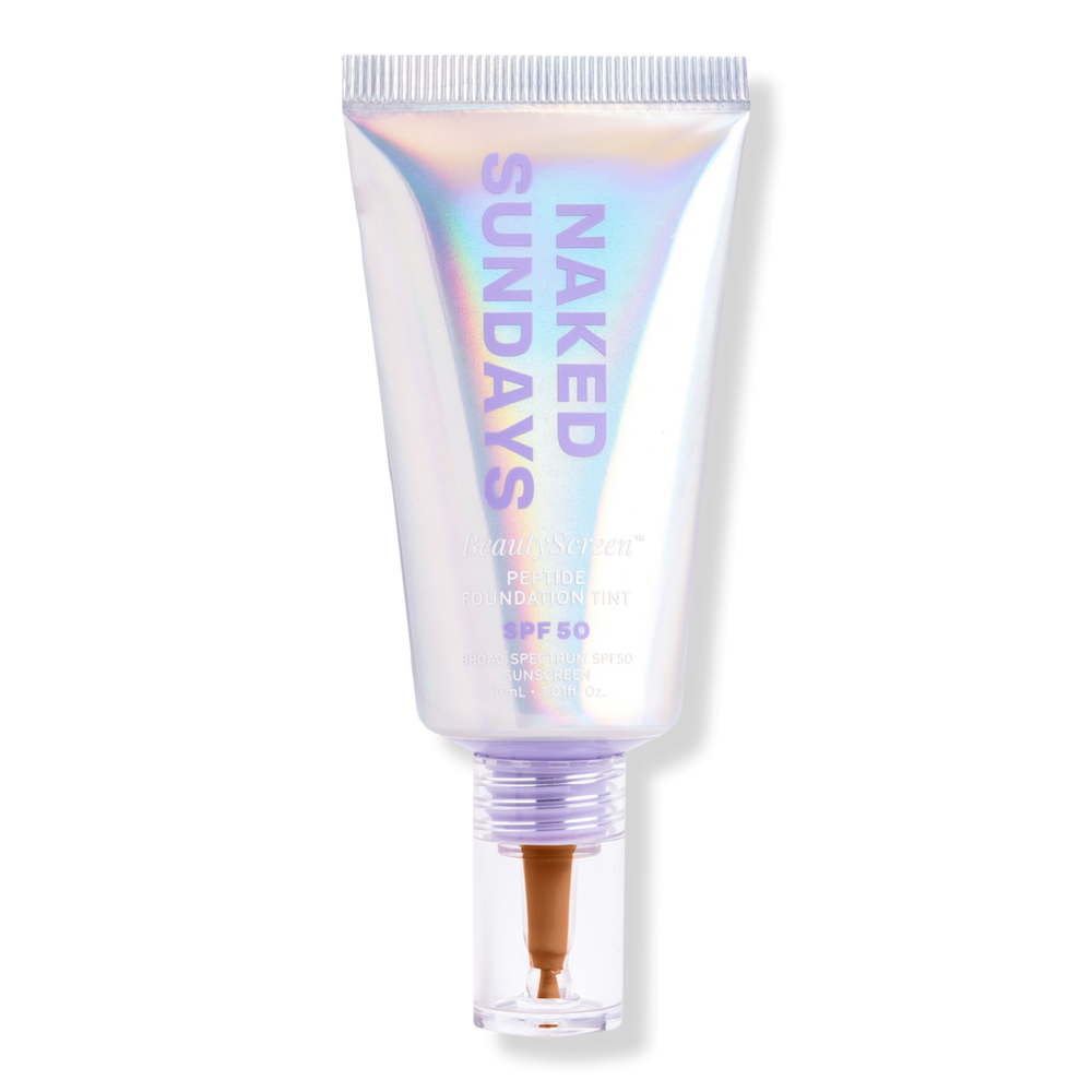 Naked Sundays Beautyscreen Mineral Peptide Foundation Tint Spf 50 - Shade 8