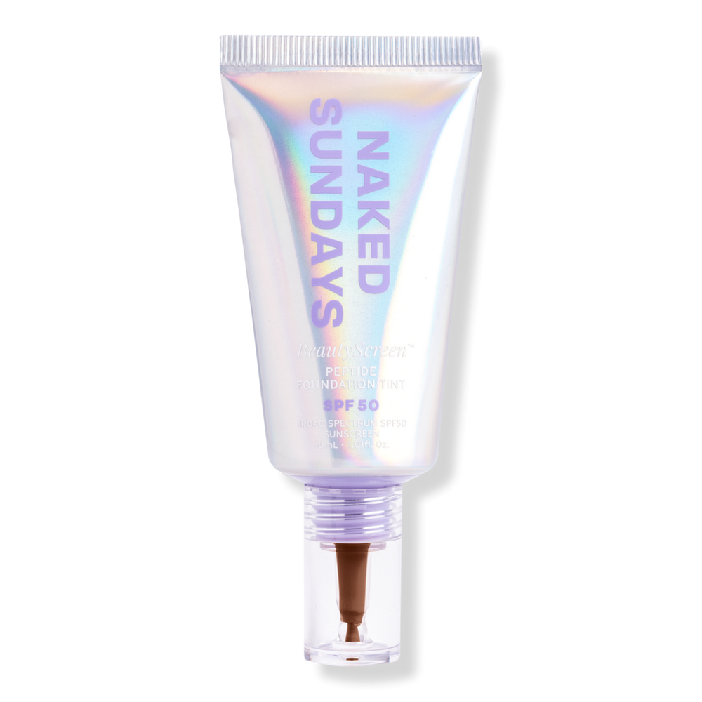 Naked Sundays Beautyscreen Mineral Peptide Foundation Tint Spf 50 - Shade 9.6