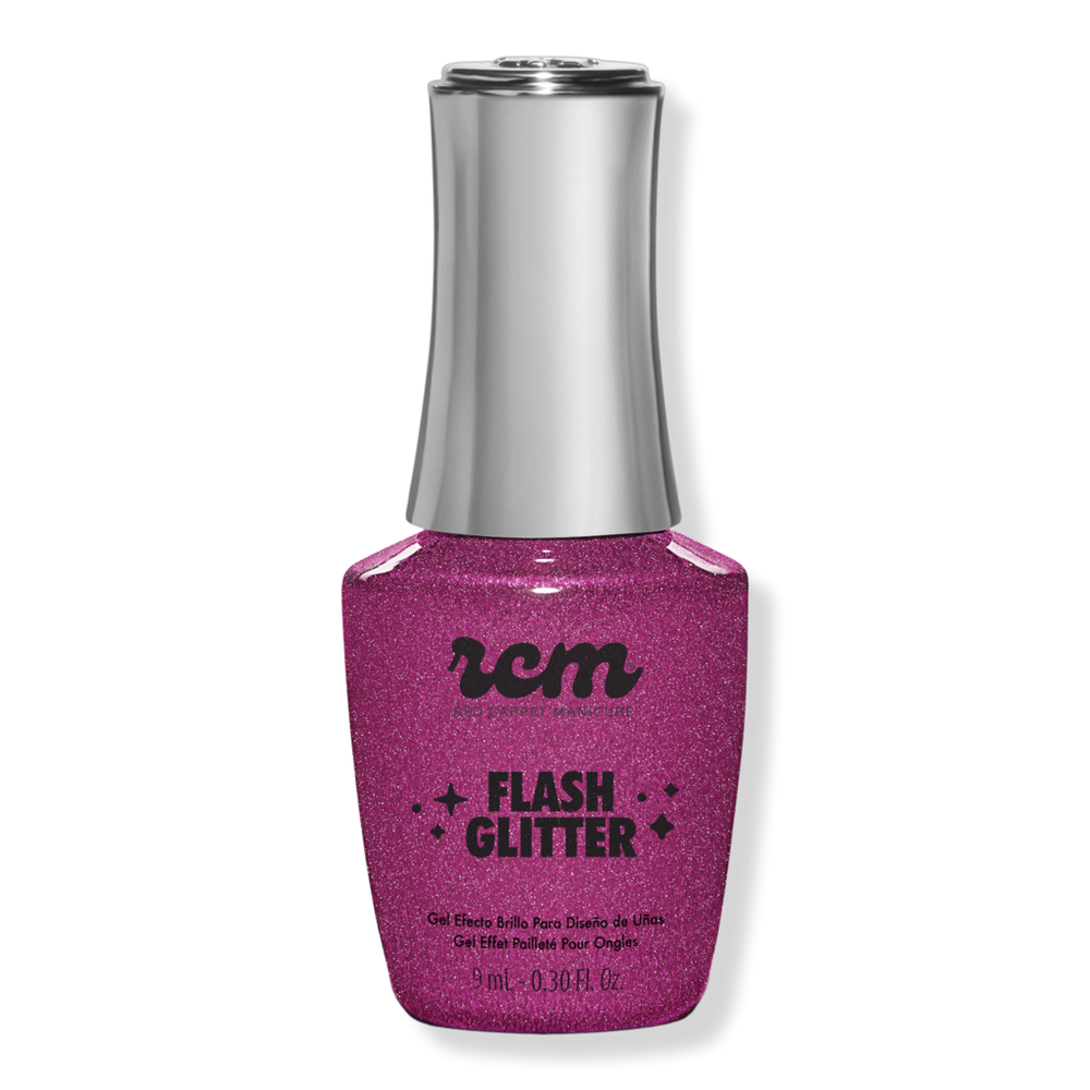 Red Carpet Manicure Flash Glitter Special Effect Gel Polish - Very Berry Mesmerizing