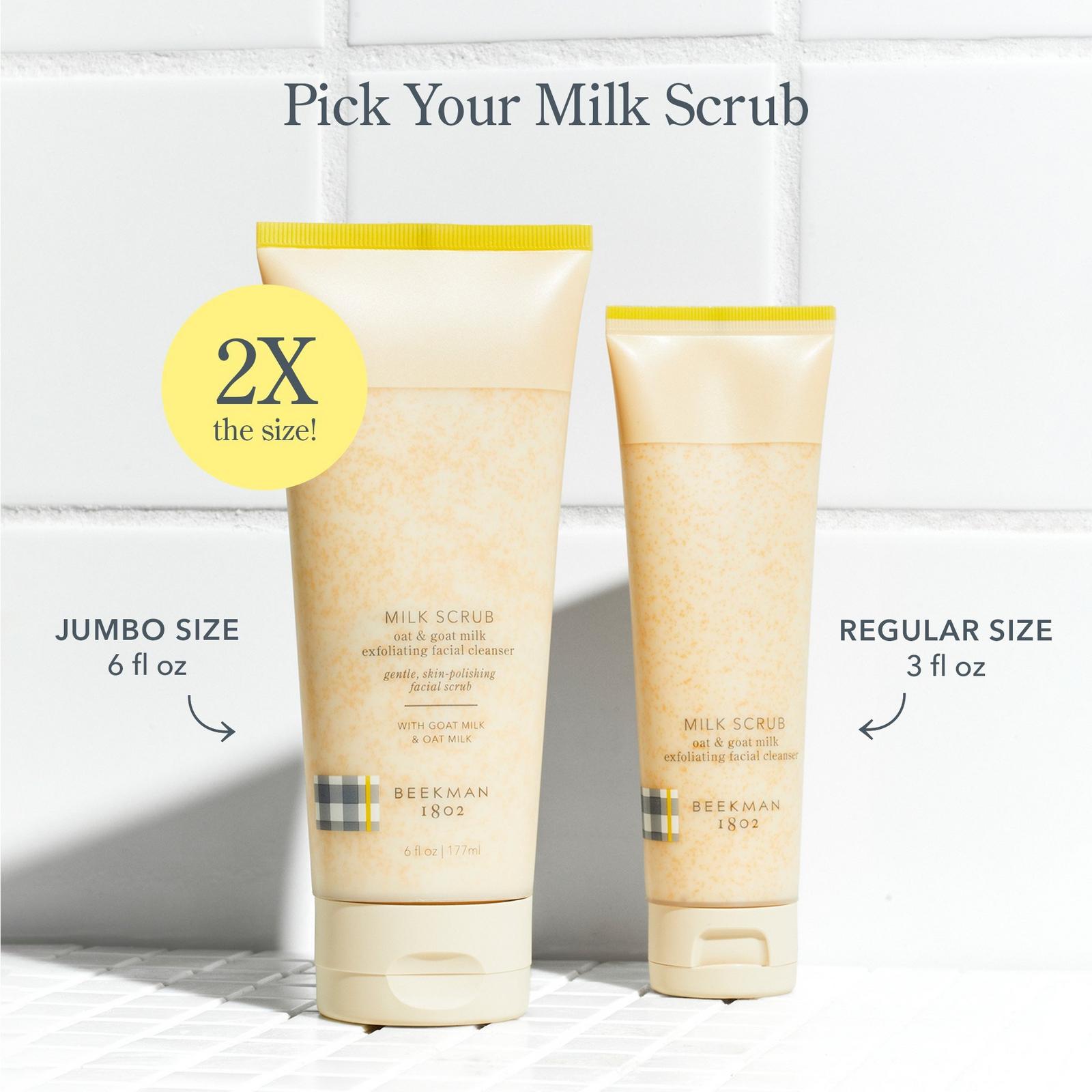 Milk Scrub Oat and Goat Milk Exfoliating Facial Cleanser - 6.0 oz
