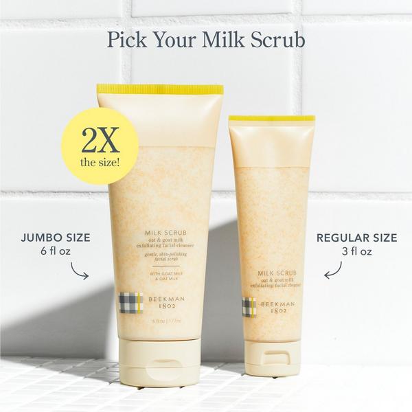 Beekman 1802 Milk Scrub Oat and Goat Milk Exfoliating Facial Cleanser #3