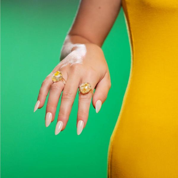 Red Carpet Manicure LED Soft Gel Medium Almond Nail Tips #3