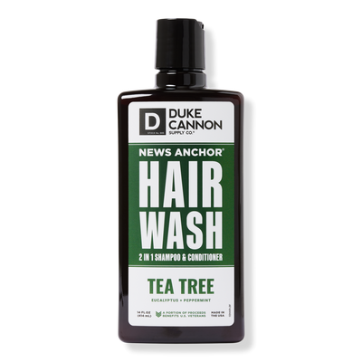 Duke Cannon Supply Co Tea Tree 2 in 1 Hair Wash