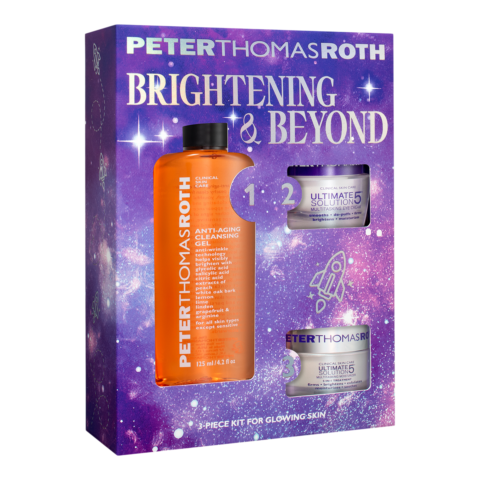 Brightening & Beyond 3-Piece Kit for Glowing Skin