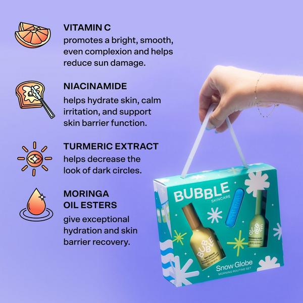Bubble Snow Globe Morning Routine Set #4