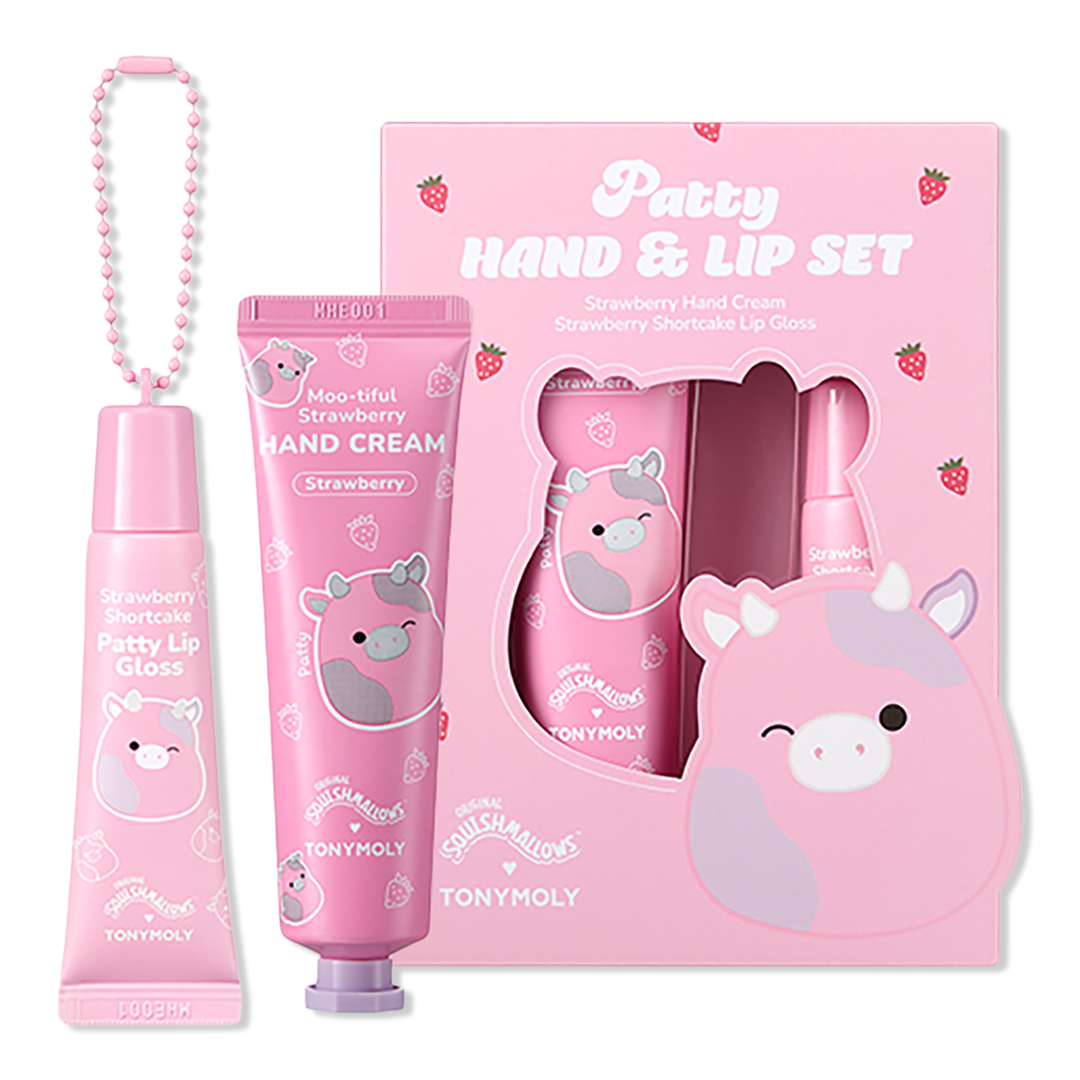 TONYMOLY Squishmallows Patty's 2 Piece Hand Cream and Lip Gloss Set #1