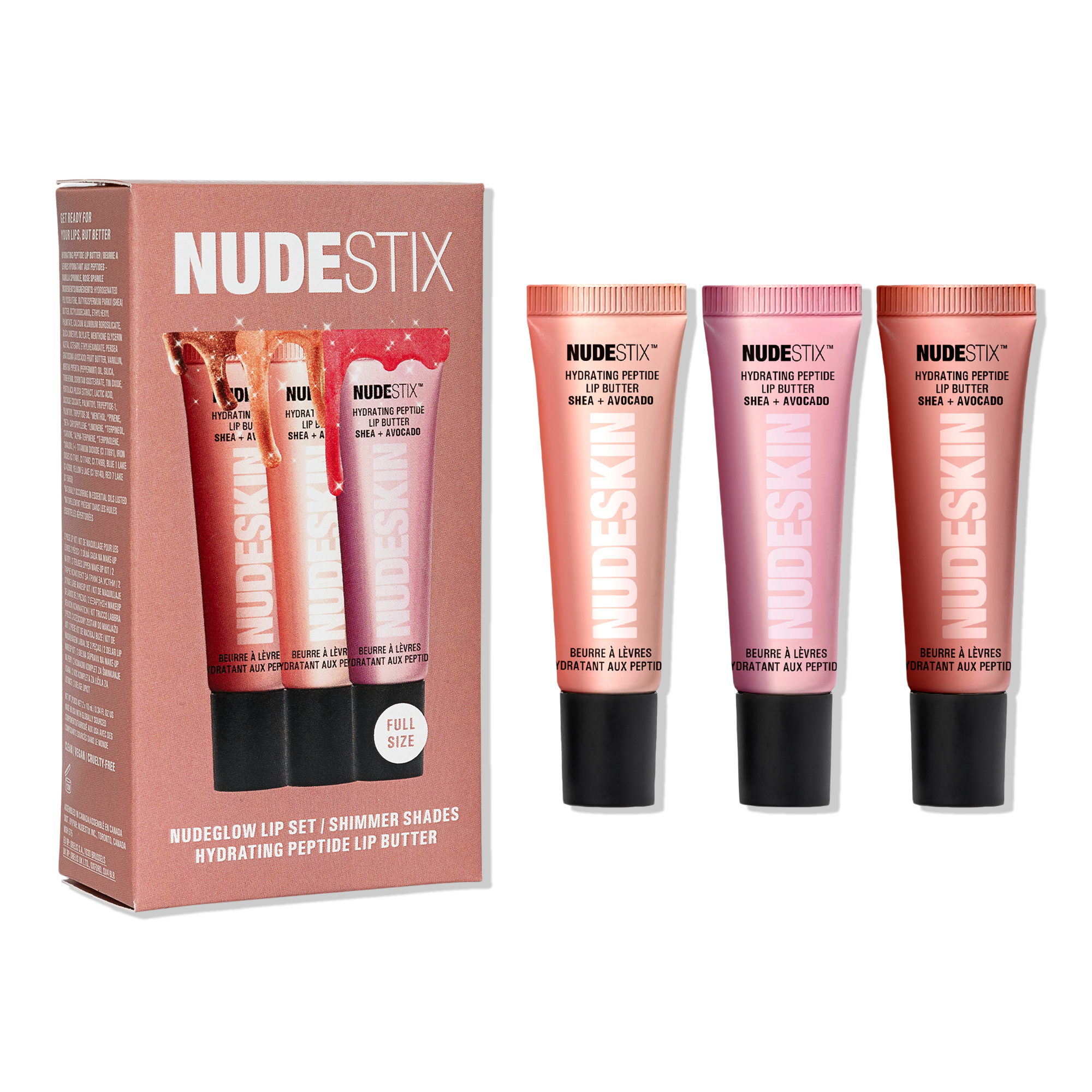 NUDESTIX NUDEGLOW Lip Set - Hydrating Peptide Lip Butter #1