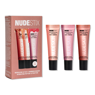 NUDESTIX NUDEGLOW Lip Set - Hydrating Peptide Lip Butter