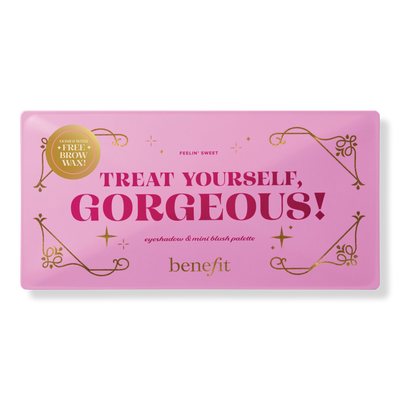 Benefit Cosmetics Treat Yourself, Gorgeous! Eyeshadow & Mini Blush Holiday Palette