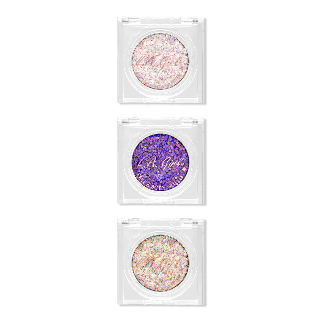 L.A. Girl Twinkle & Glow 3 Piece Glitter Face & Body Gift Set Ulta