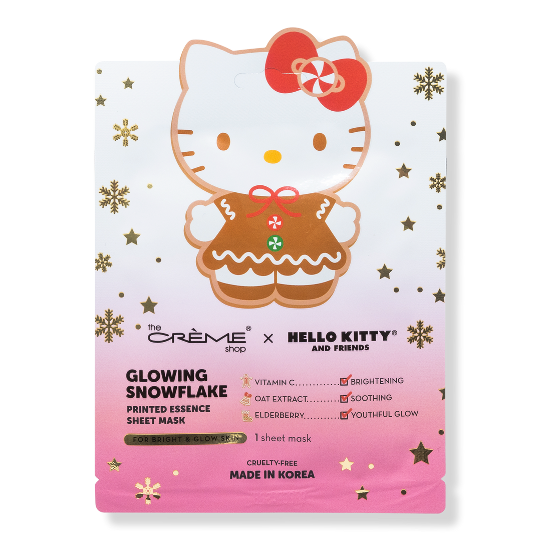 The Crème Shop Hello Kitty Glowing Snowflake Printed Essence Sheet