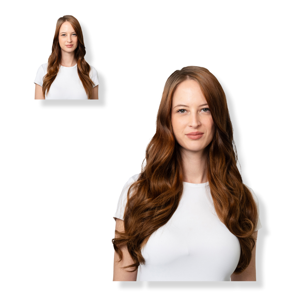 Locks & Mane 20" Clip-in Human Hair Extension - Gingerbread In Brown