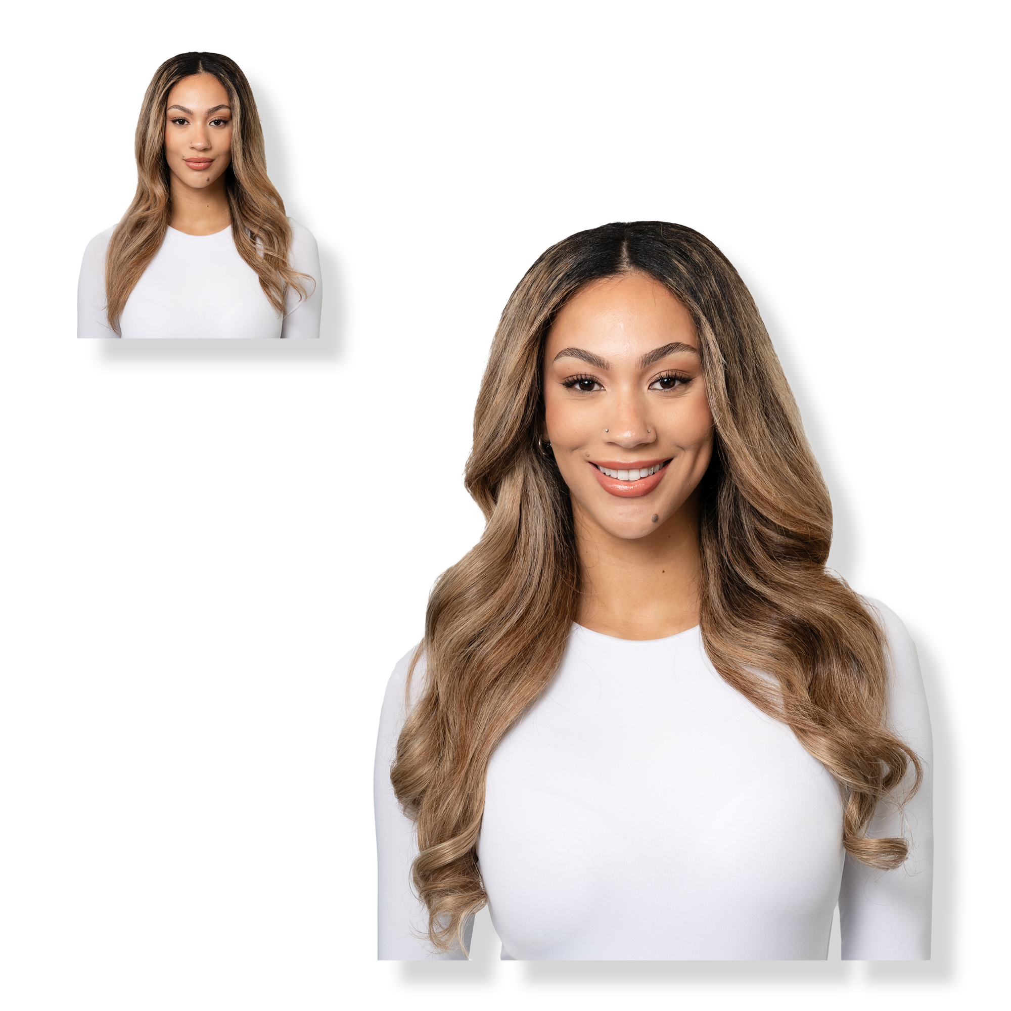 Locks & Mane 20" Clip-in Human Hair Extension #1