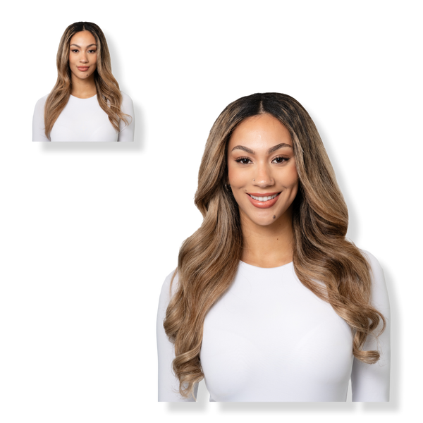 Locks & Mane 20" Clip-in Human Hair Extension #1