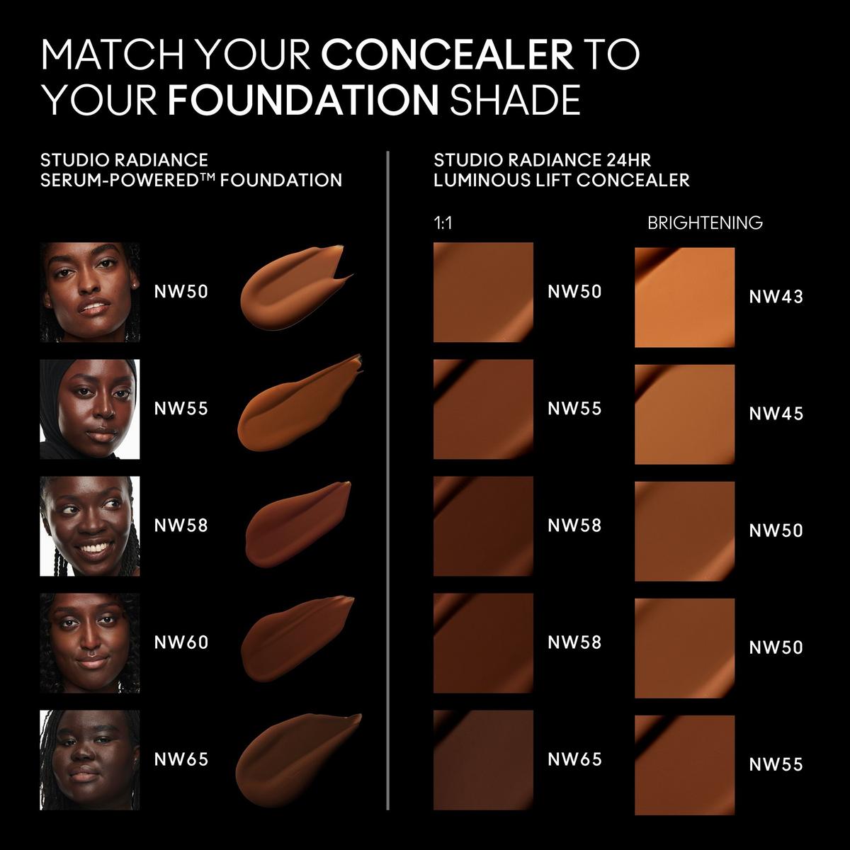 Studio Radiance 24hr Luminous Lift Concealer - NW50