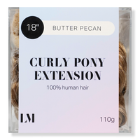 18" Curly Human Hair Ponytail
