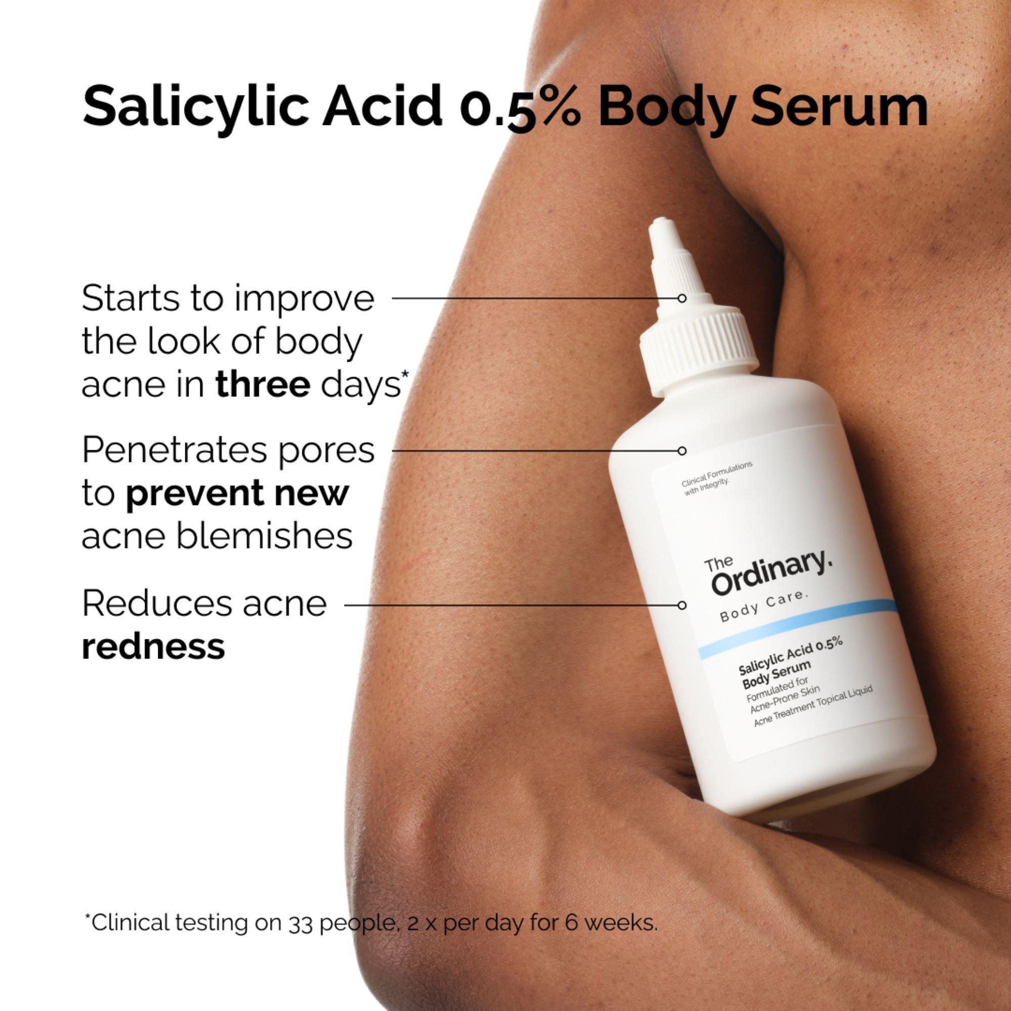 Отшелушивающая сыворотка для тела против акне The Ordinary Salicylic Acid 0.5% — фото 3