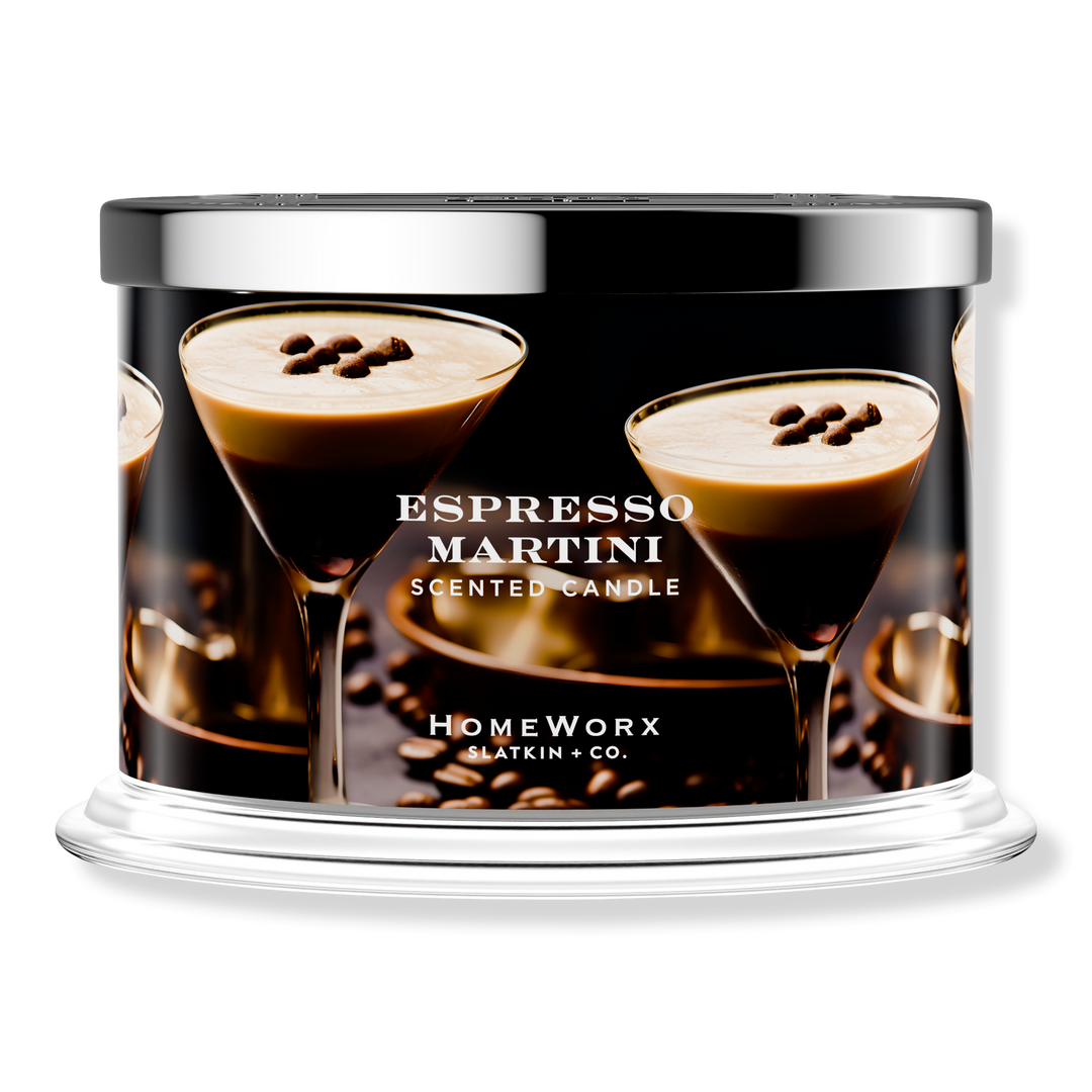 HomeWorx Espresso Martini 4-Wick Scented Candle #1