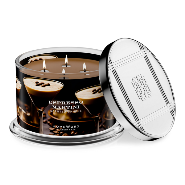 HomeWorx Espresso Martini 4-Wick Scented Candle #2