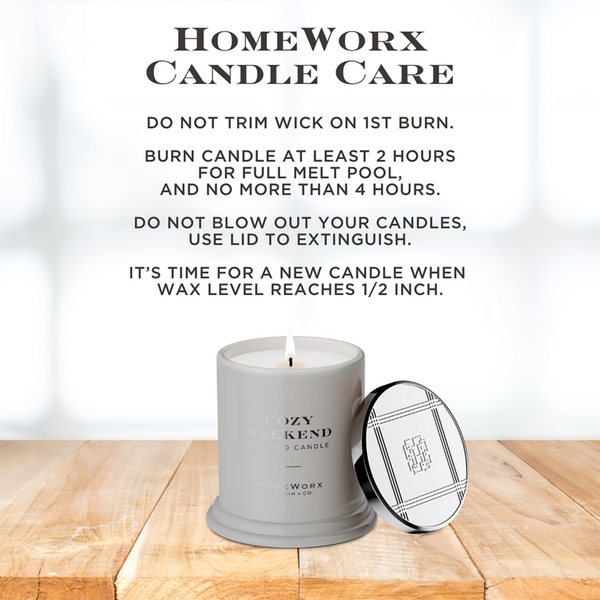 HomeWorx Cozy Weekend 1-Wick Scented Candle #5